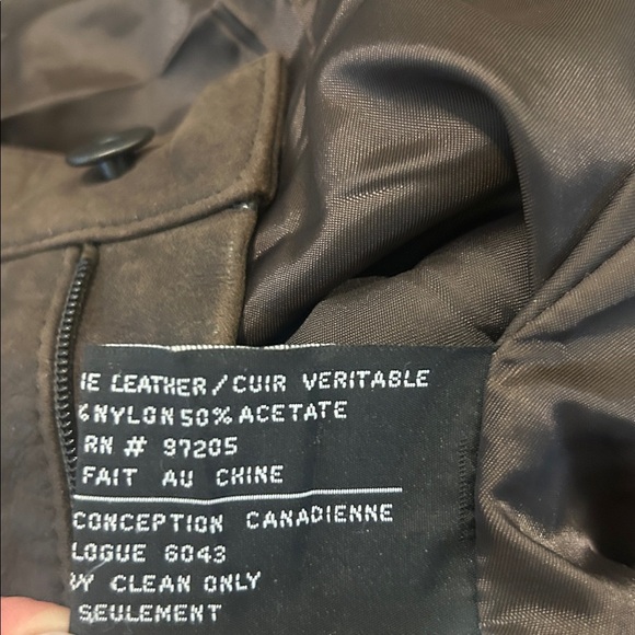 DANIER Genuine Sheepskin Leather Pants Women’s Size 32 Chocolate Brown - Picture 9 of 17